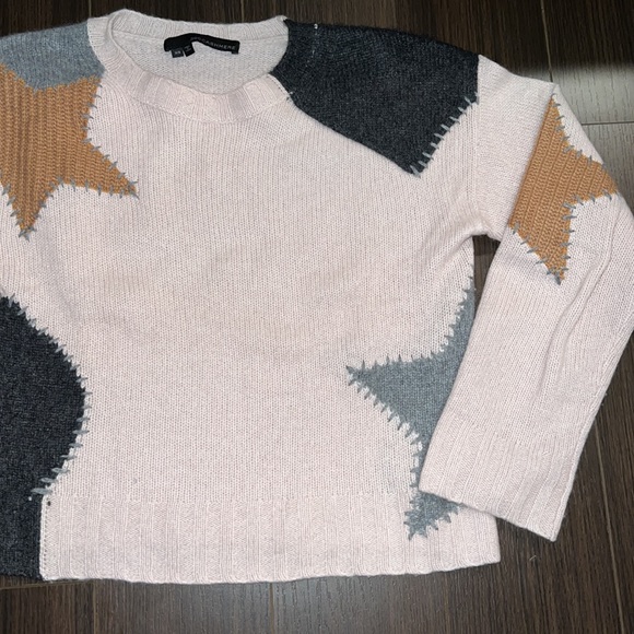 360 CASHMERE Julita Star Patch Sweater, XS - Picture 4 of 7